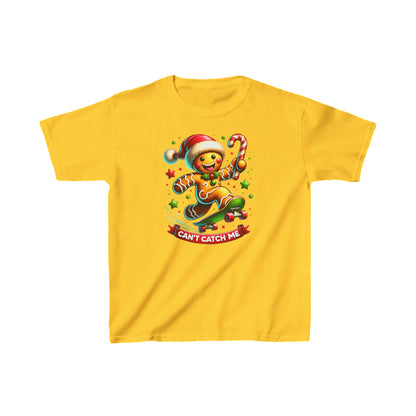 Gingerbread Skateboard Kids Tee - Fun Holiday Shirt