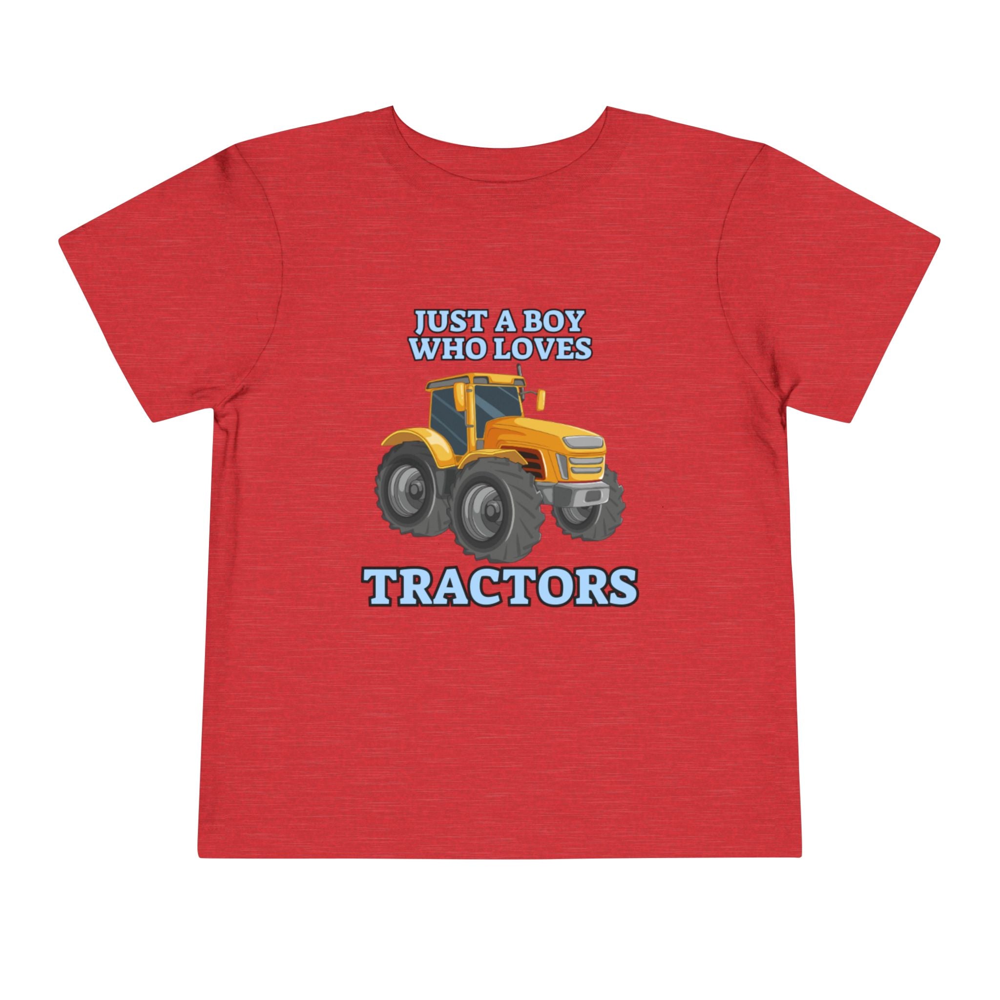 Just a Boy Who Loves Tractors T-shirt | Tractor Toddler Short Sleeve Tee