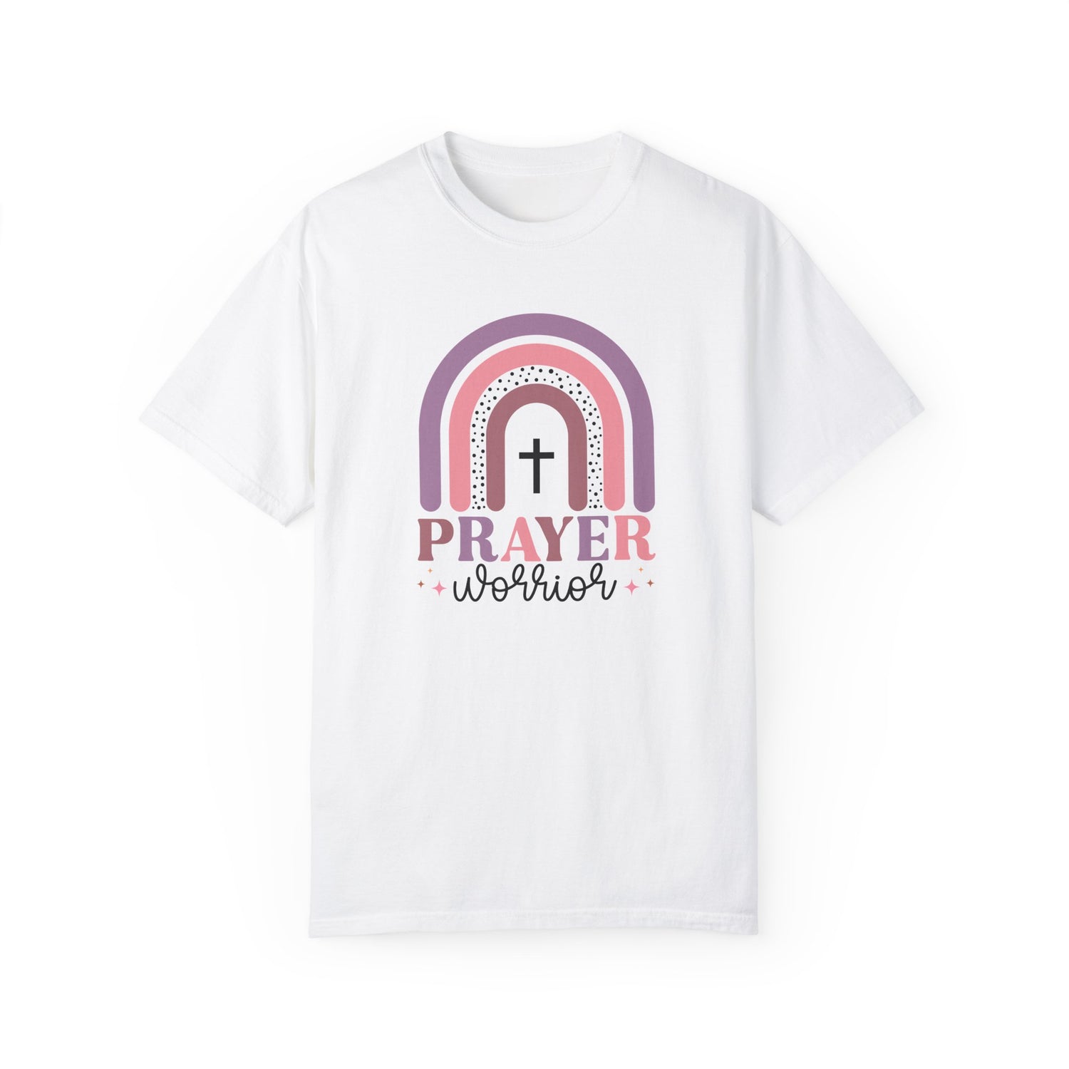 Prayer Warrior Unisex Garment-Dyed T-Shirt - Inspirational Faith Tee