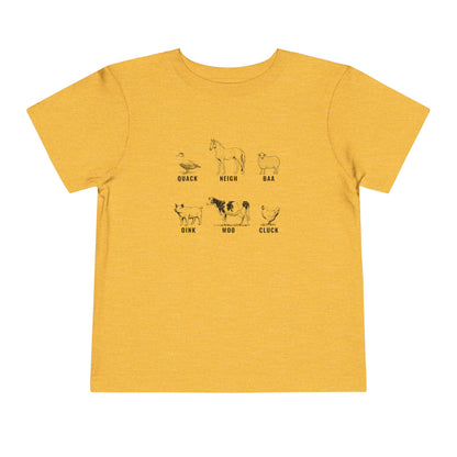 Farm Animal Tee | Farm Animals | Toddler Short Sleeve Tee