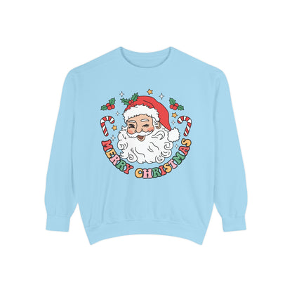 Merry Christmas Unisex Garment-Dyed Sweatshirt