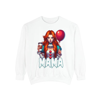 IT Mama Crewneck | Cute Spooky Crewneck | IT Crewneck | Unisex Garment-Dyed Sweatshirt