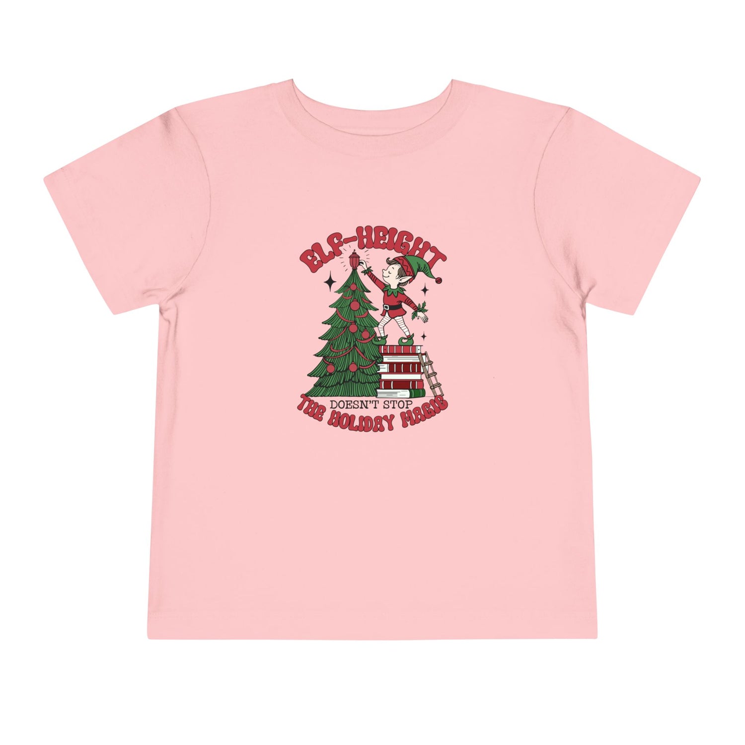 Toddler Christmas Tee - &quot;Elf-height&quot; Fun for Holiday Celebrations