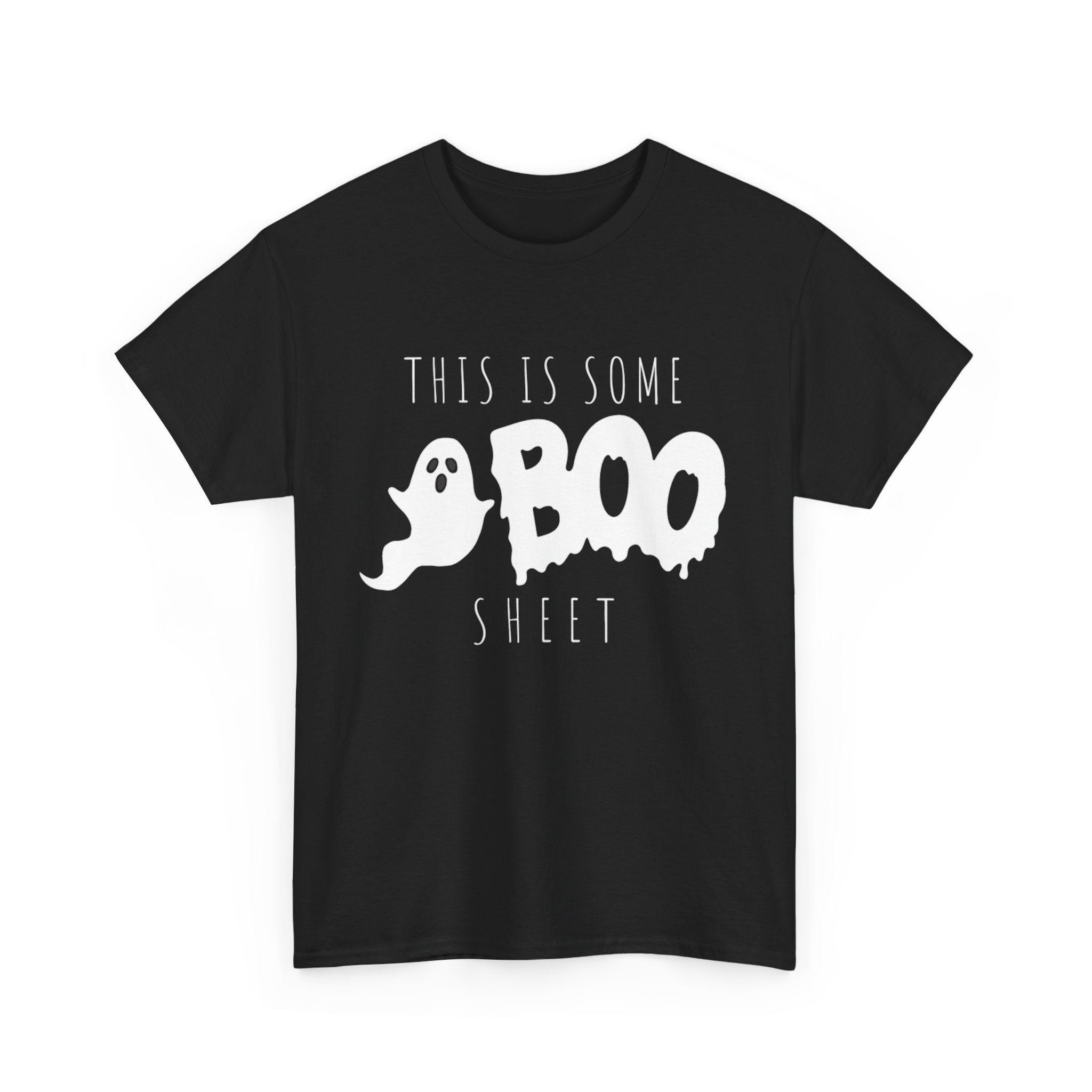 Halloween Ghost T-shirt | This is Some Boo Sheet T-shirt | Unisex Heavy Cotton Tee