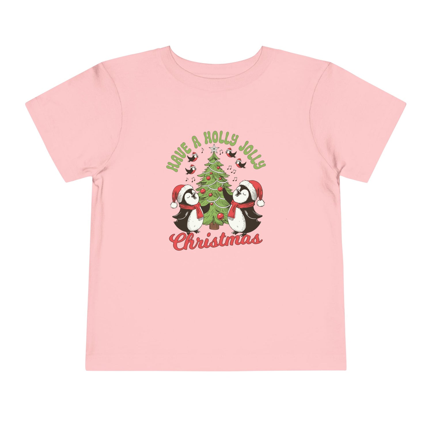 Toddler Christmas Tee - Have a Holly Jolly Christmas Design