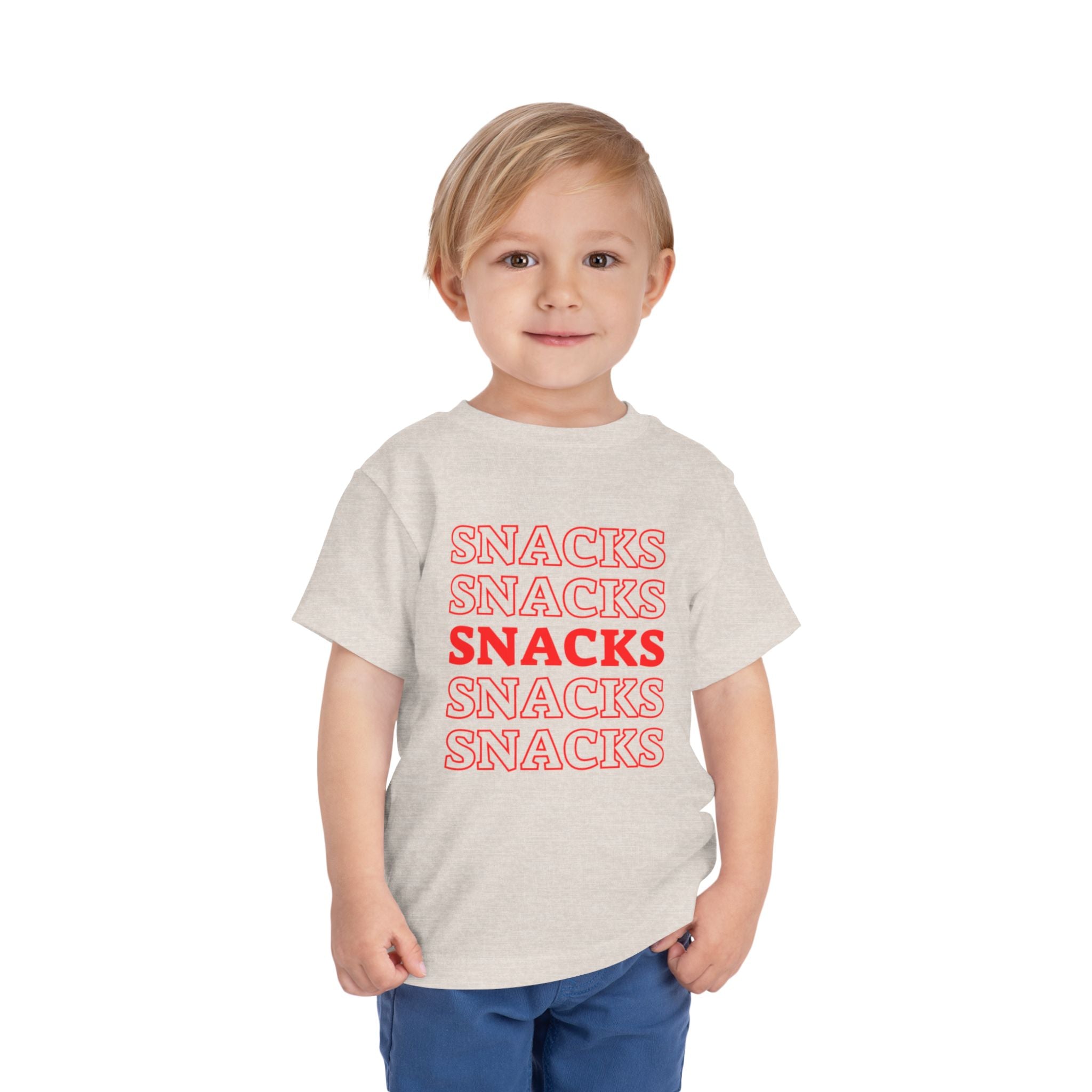 Snacks T-shirt | Cute Toddler Short Sleeve Tee