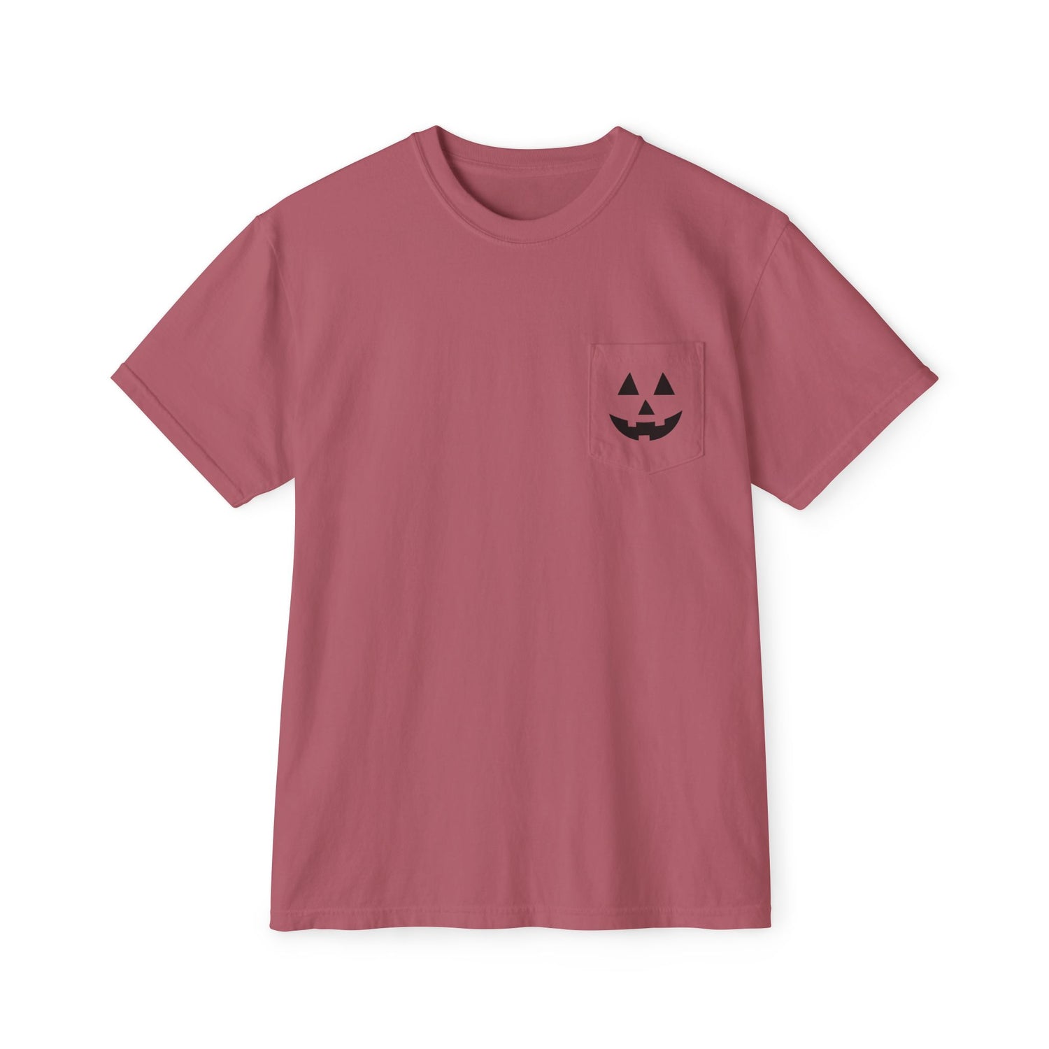 Pumpkin T-shirt | Halloween Pumpkin T-shirt | Unisex Garment-Dyed Pocket T-Shirt