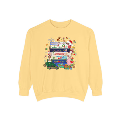 Cozy Holiday Sweatshirt with Christmas Classics Design