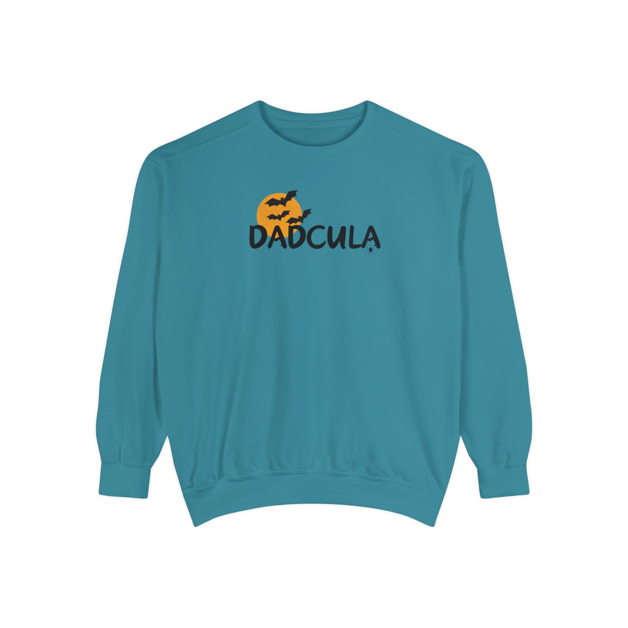 Dadcula Halloween Crewneck | Unisex Garment-Dyed Sweatshirt