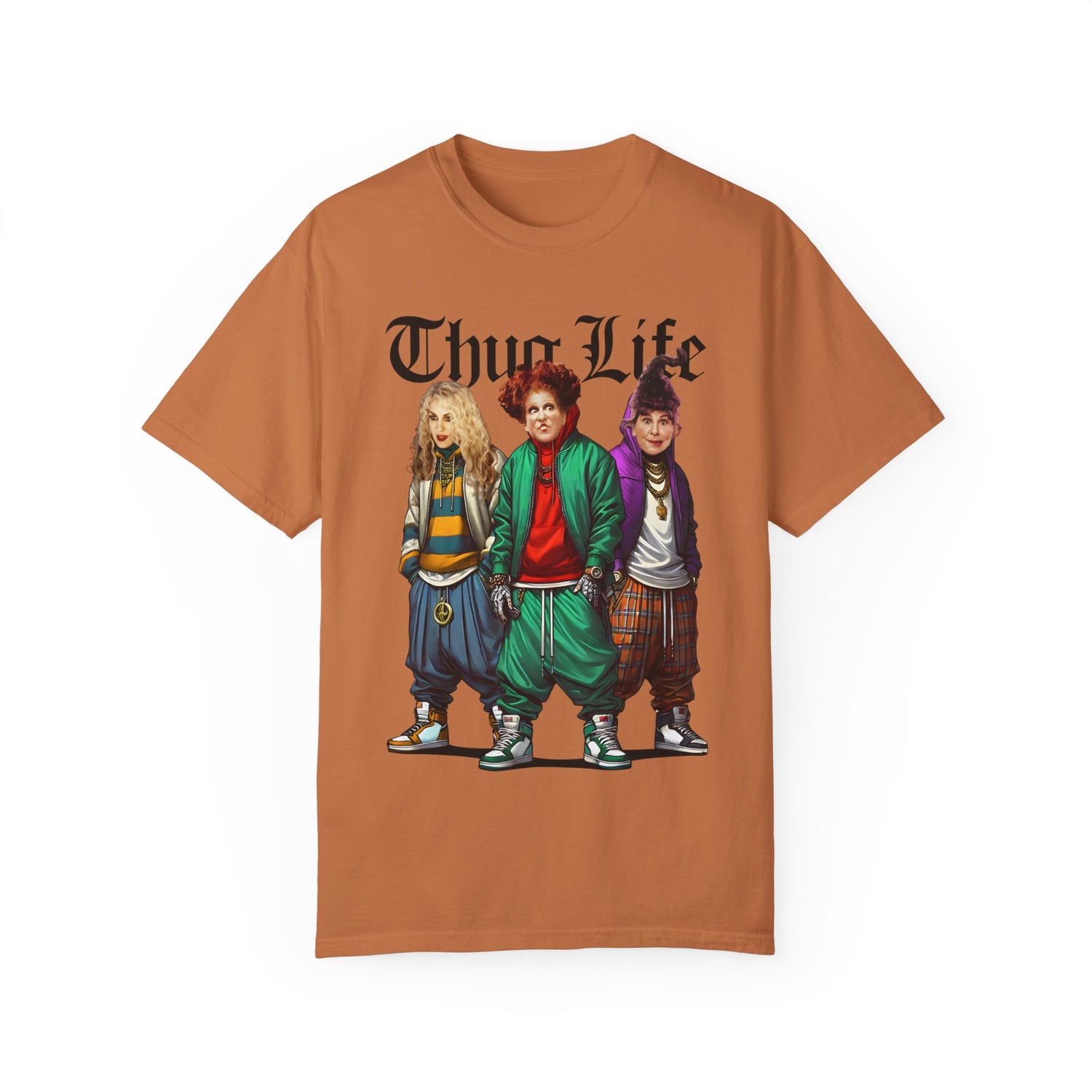 Hocus Pocus Thug Life Shirt | Funny Shirt | Halloween Shirt | Unisex Garment-Dyed T-shirt