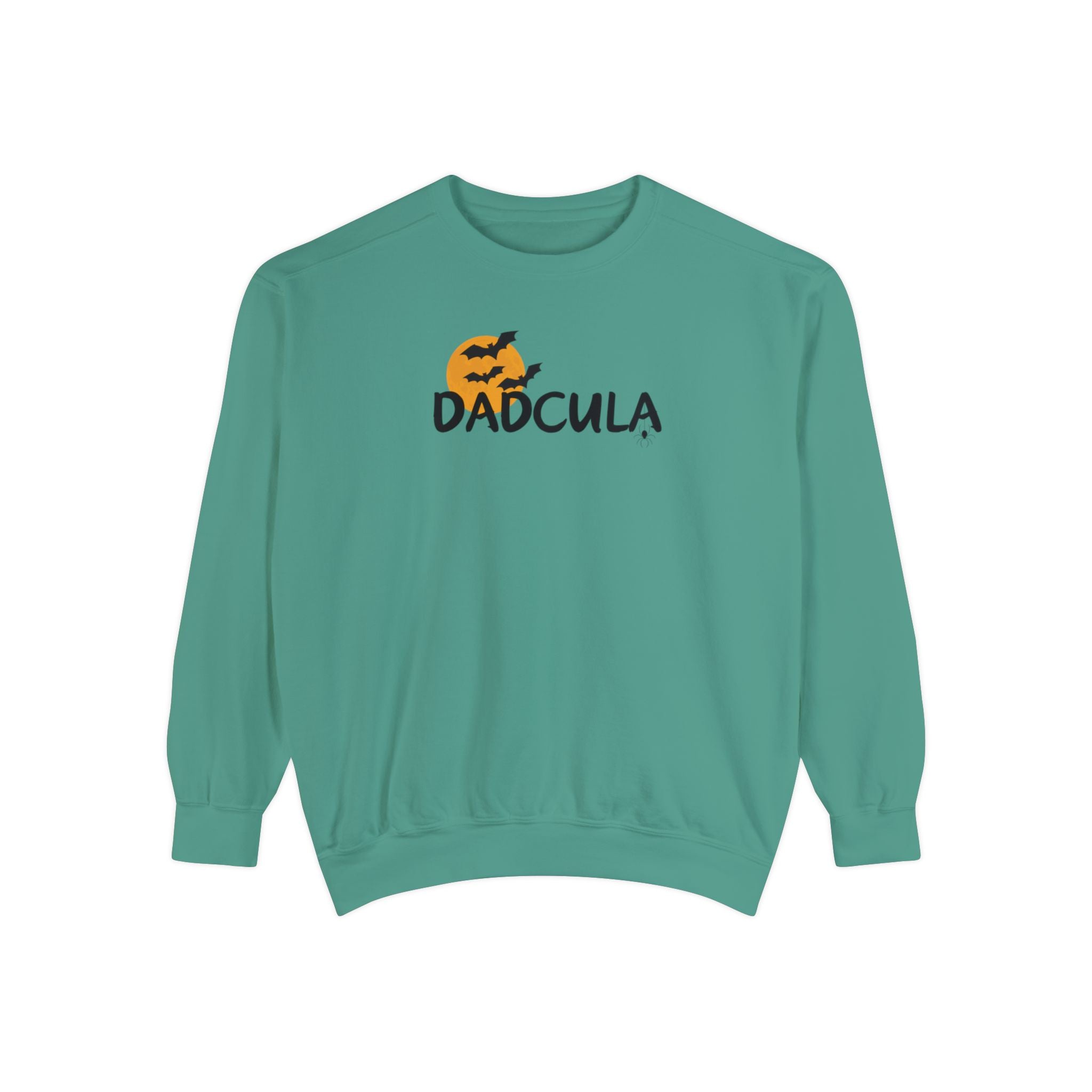 Dadcula Halloween Crewneck | Unisex Garment-Dyed Sweatshirt