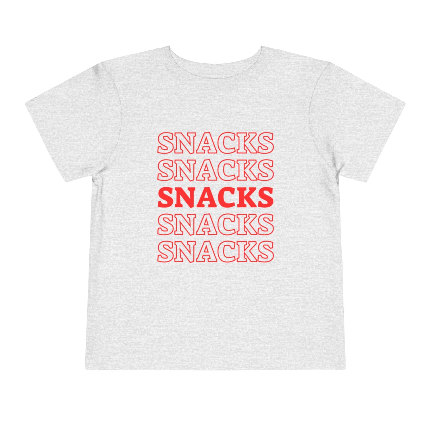 Snacks T-shirt | Cute Toddler Short Sleeve Tee