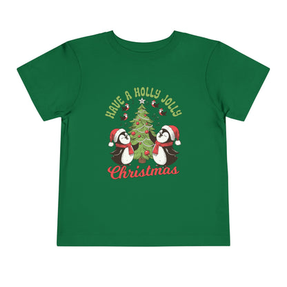 Toddler Christmas Tee - Have a Holly Jolly Christmas Design