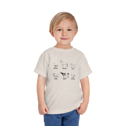 Farm Animal Tee | Farm Animals | Toddler Short Sleeve Tee