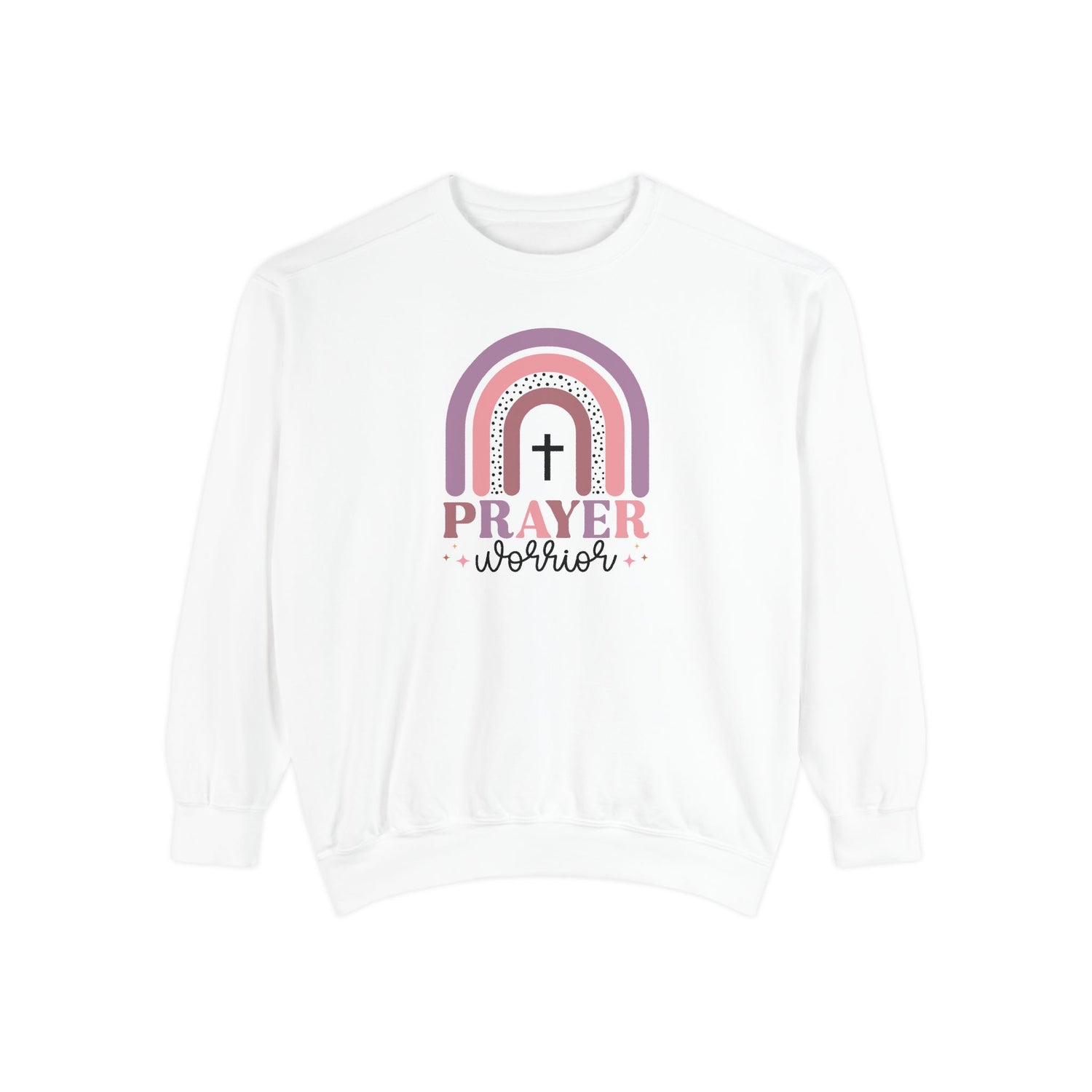 Prayer Warrior Garment-Dyed Unisex Sweatshirt