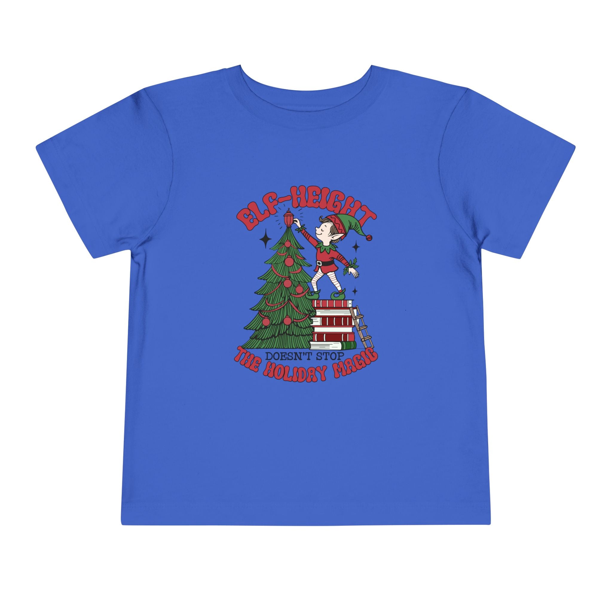 Toddler Christmas Tee - &quot;Elf-height&quot; Fun for Holiday Celebrations