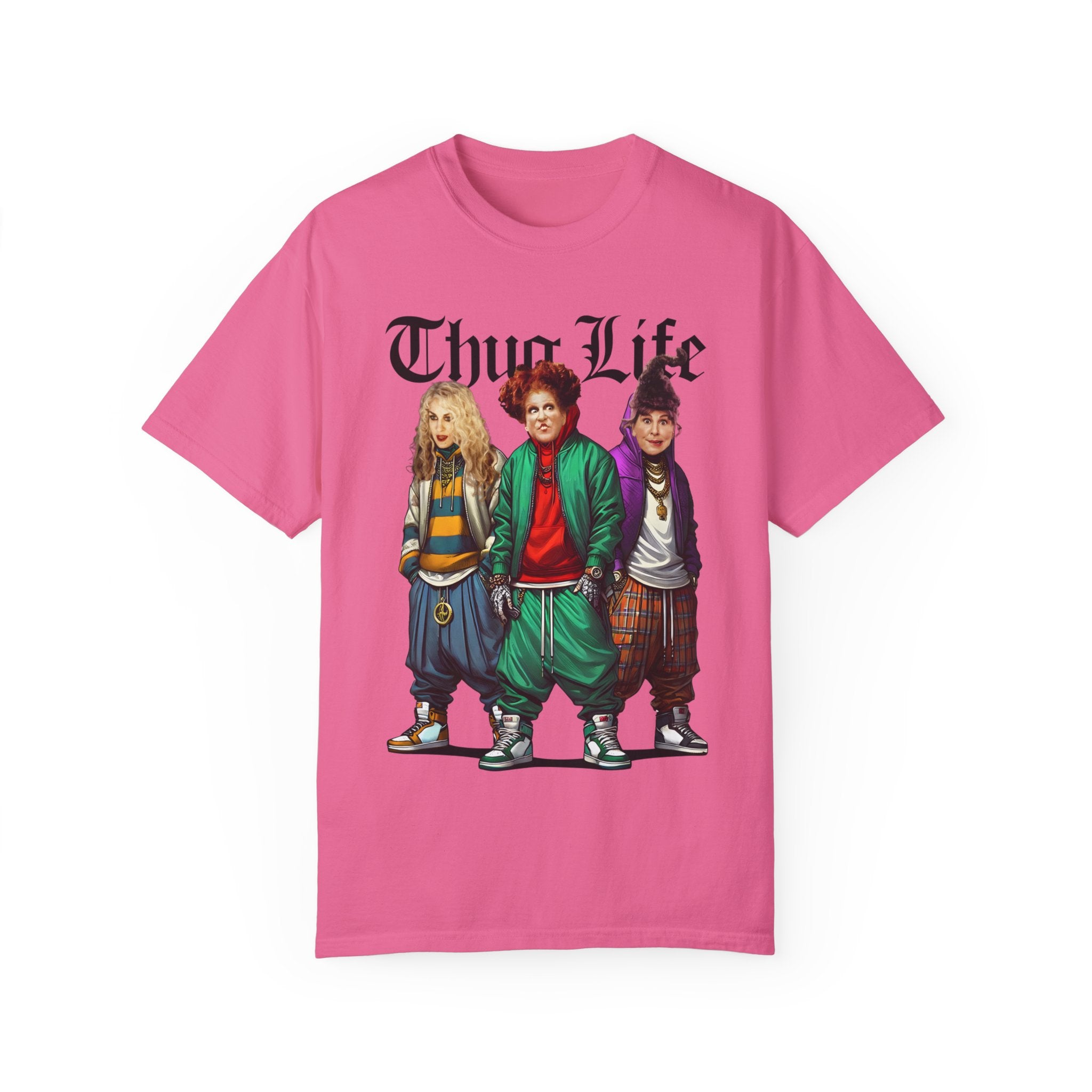 Hocus Pocus Thug Life Shirt | Funny Shirt | Halloween Shirt | Unisex Garment-Dyed T-shirt