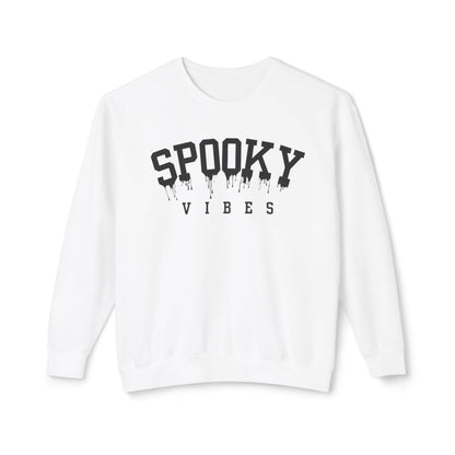 Spooky Vibes | Halloween Crewneck | Unisex Lightweight Crewneck Sweatshirt