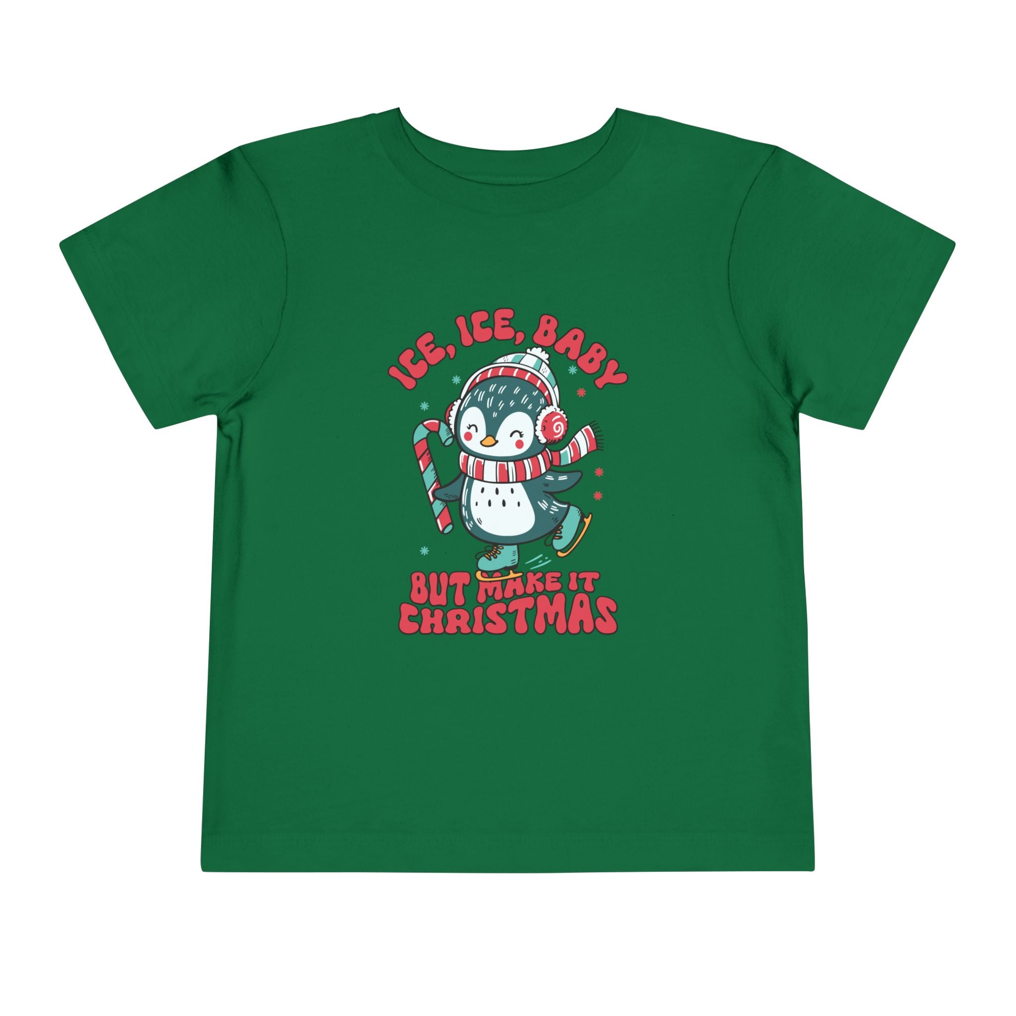 Toddler Christmas Penguin Tee - &quot;Ice, Ice, Baby&quot;