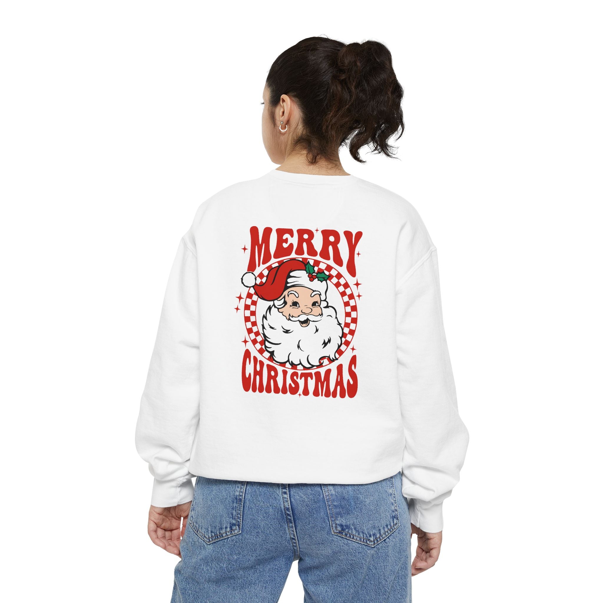 Merry Christmas Santa Sweatshirt for Festive Comfort