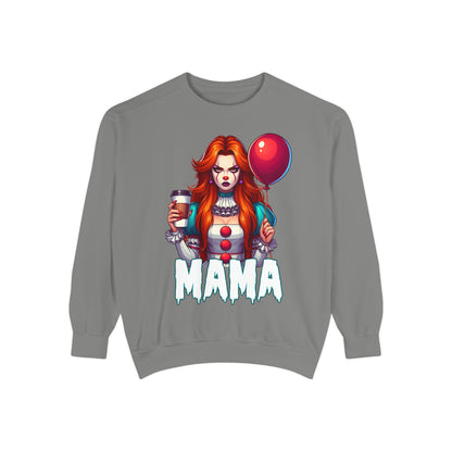 IT Mama Crewneck | Cute Spooky Crewneck | IT Crewneck | Unisex Garment-Dyed Sweatshirt