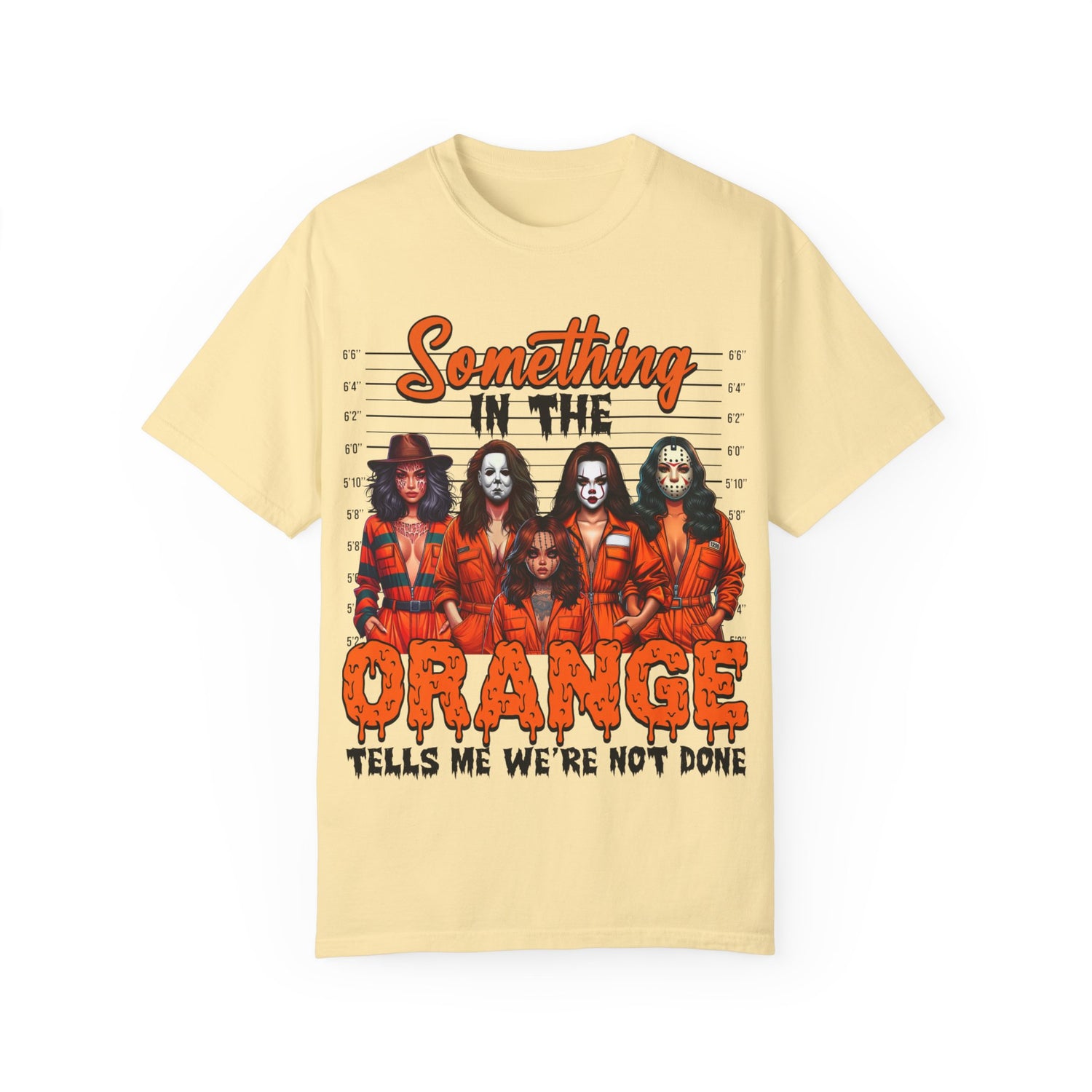 Horror Something in the Orange | Killer Shirt | Unisex Garment-Dyed T-shirt