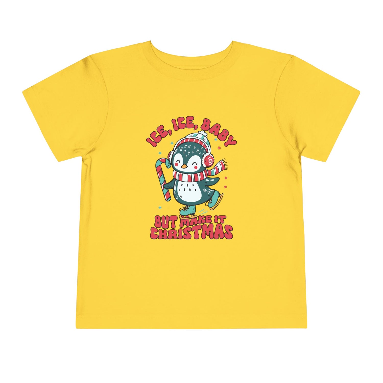 Toddler Christmas Penguin Tee - &quot;Ice, Ice, Baby&quot;