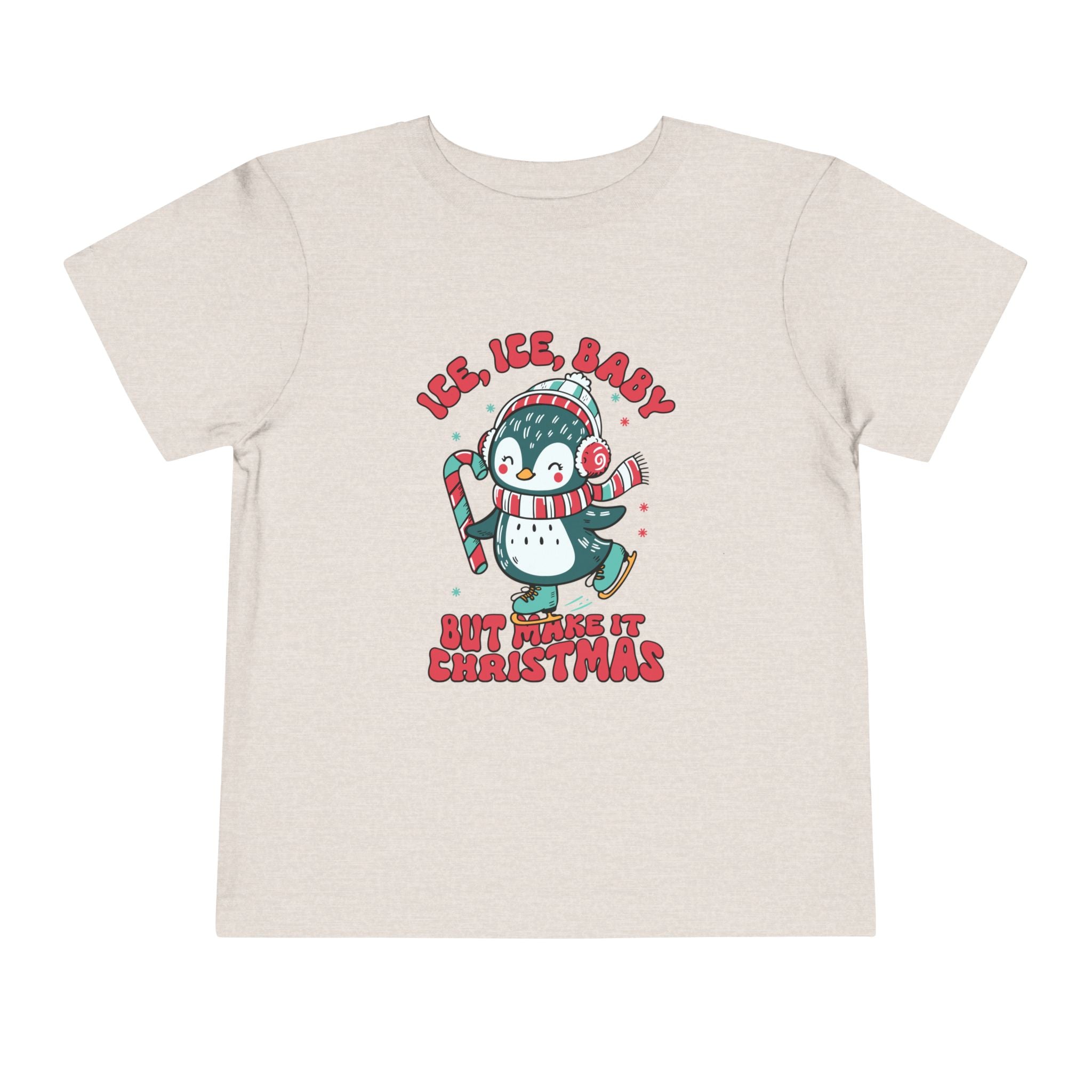 Toddler Christmas Penguin Tee - &quot;Ice, Ice, Baby&quot;