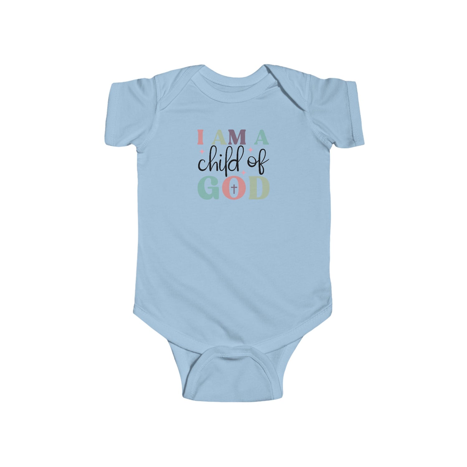 I Am a Child of God Infant Bodysuit - Faith Inspired Baby Outfit