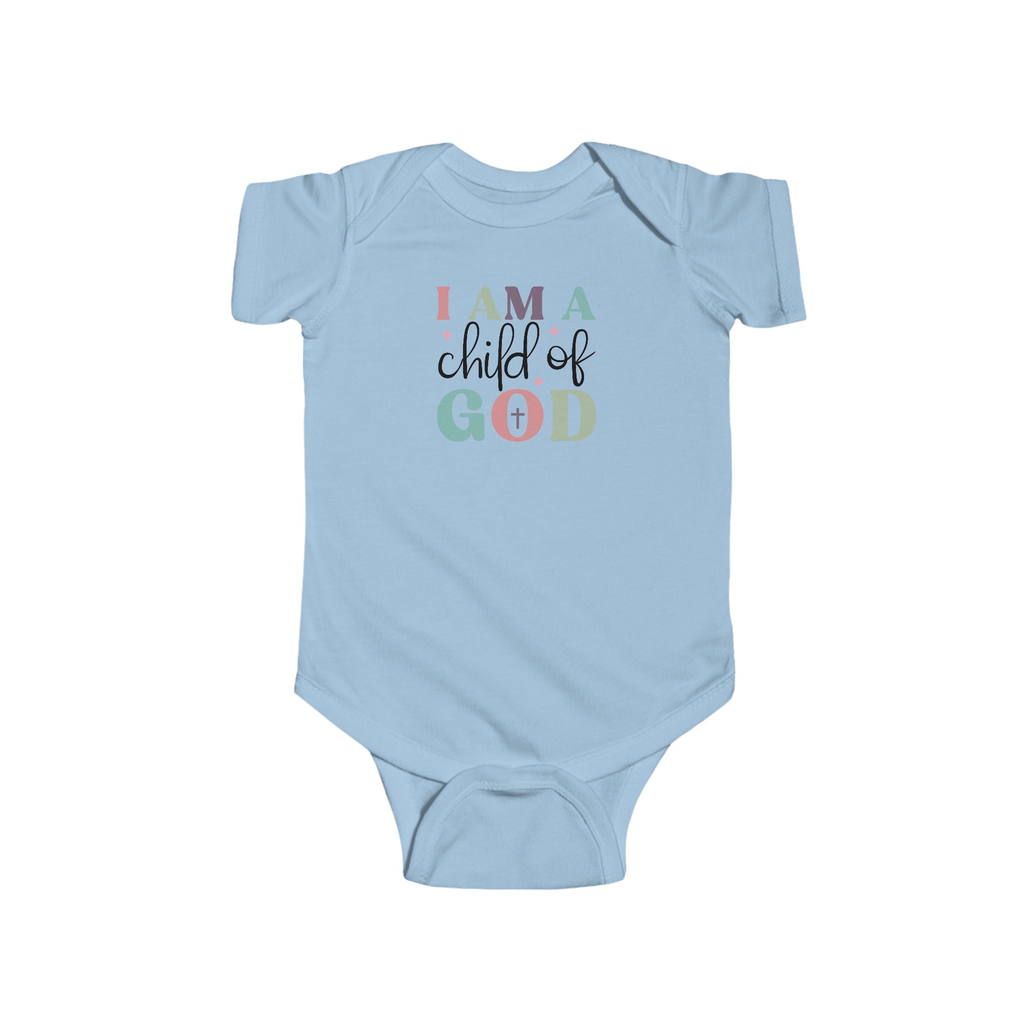 I Am a Child of God Infant Bodysuit - Faith Inspired Baby Outfit