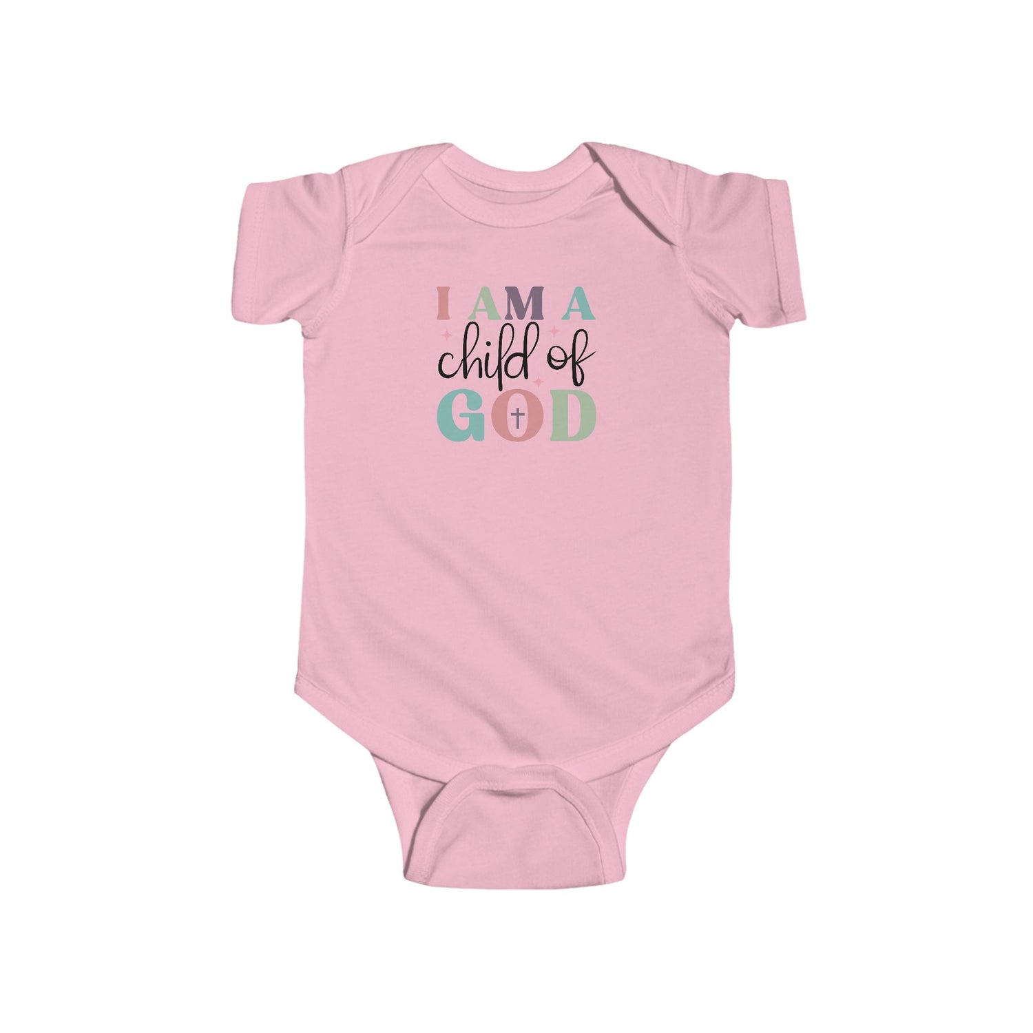 I Am a Child of God Infant Bodysuit - Faith Inspired Baby Outfit