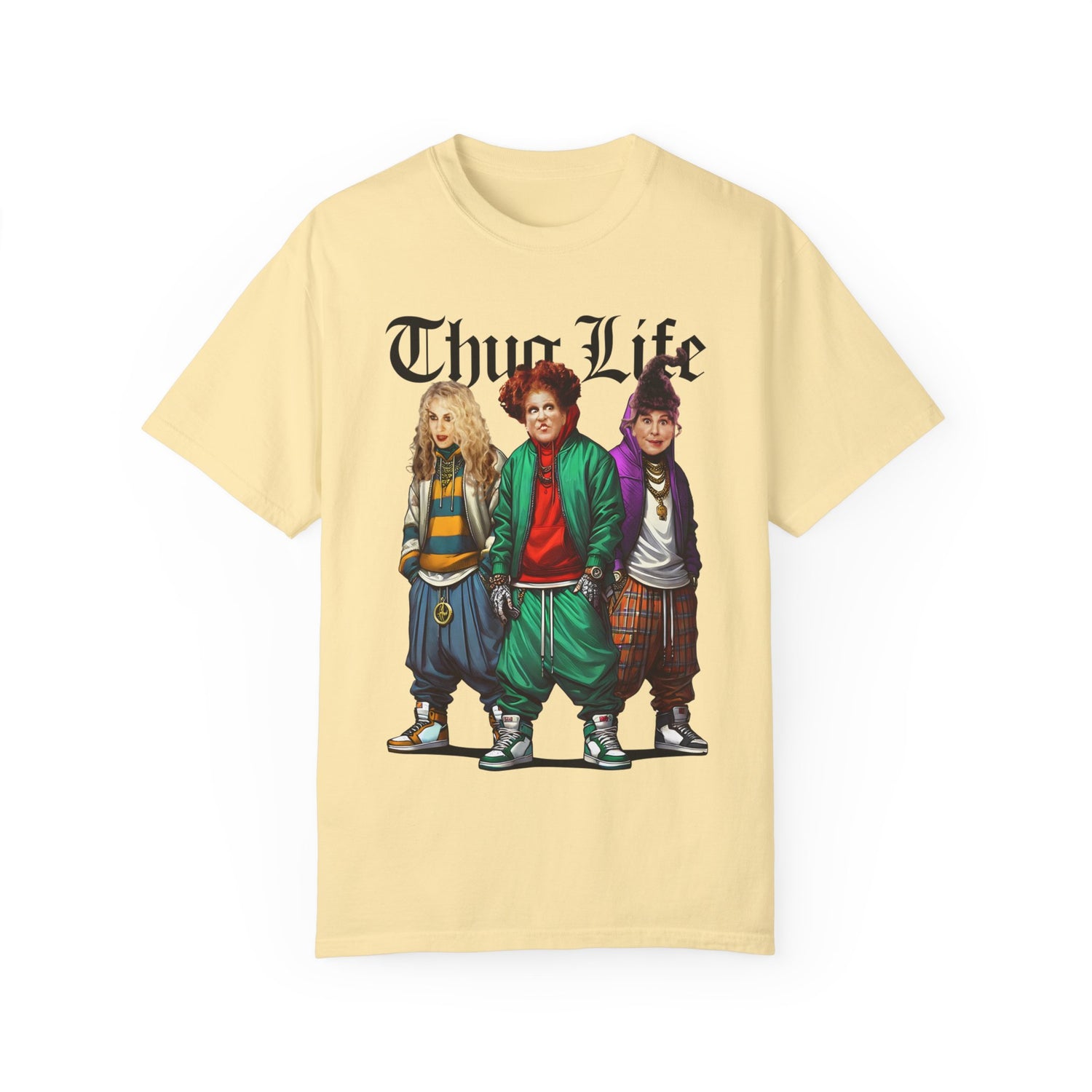 Hocus Pocus Thug Life Shirt | Funny Shirt | Halloween Shirt | Unisex Garment-Dyed T-shirt