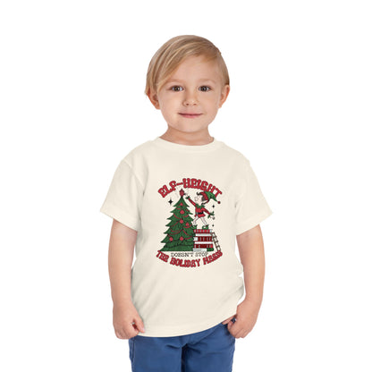 Toddler Christmas Tee - &quot;Elf-height&quot; Fun for Holiday Celebrations