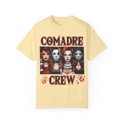 Horror Comadre Crew 4 Ladies Shirt | Horror Ladies Shirt Unisex Garment-Dyed T-shirt