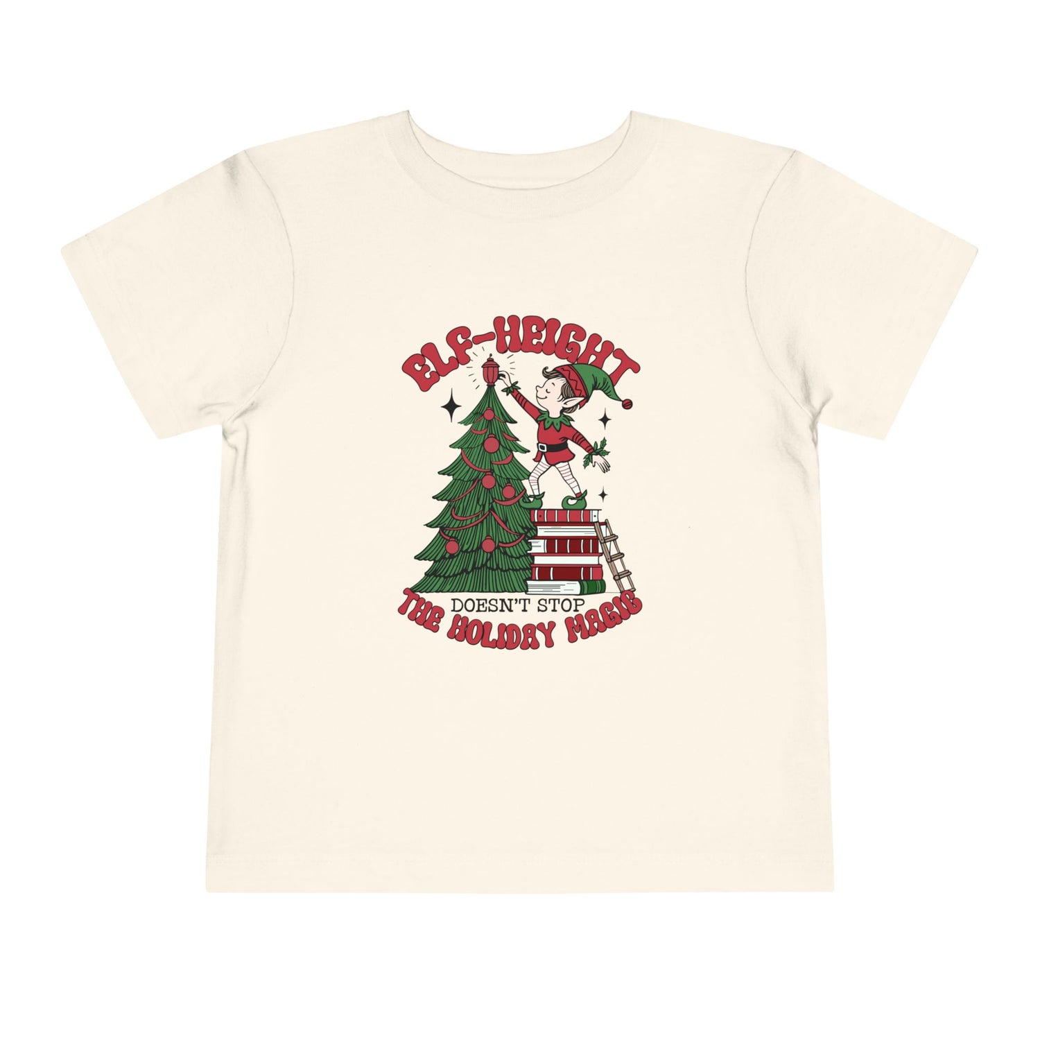 Toddler Christmas Tee - &quot;Elf-height&quot; Fun for Holiday Celebrations