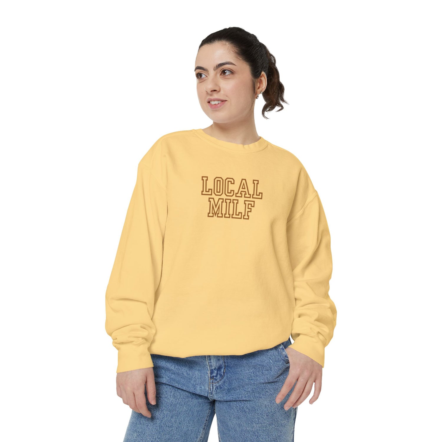 Local Milf Crewneck | Unisex Garment-Dyed Sweatshirt