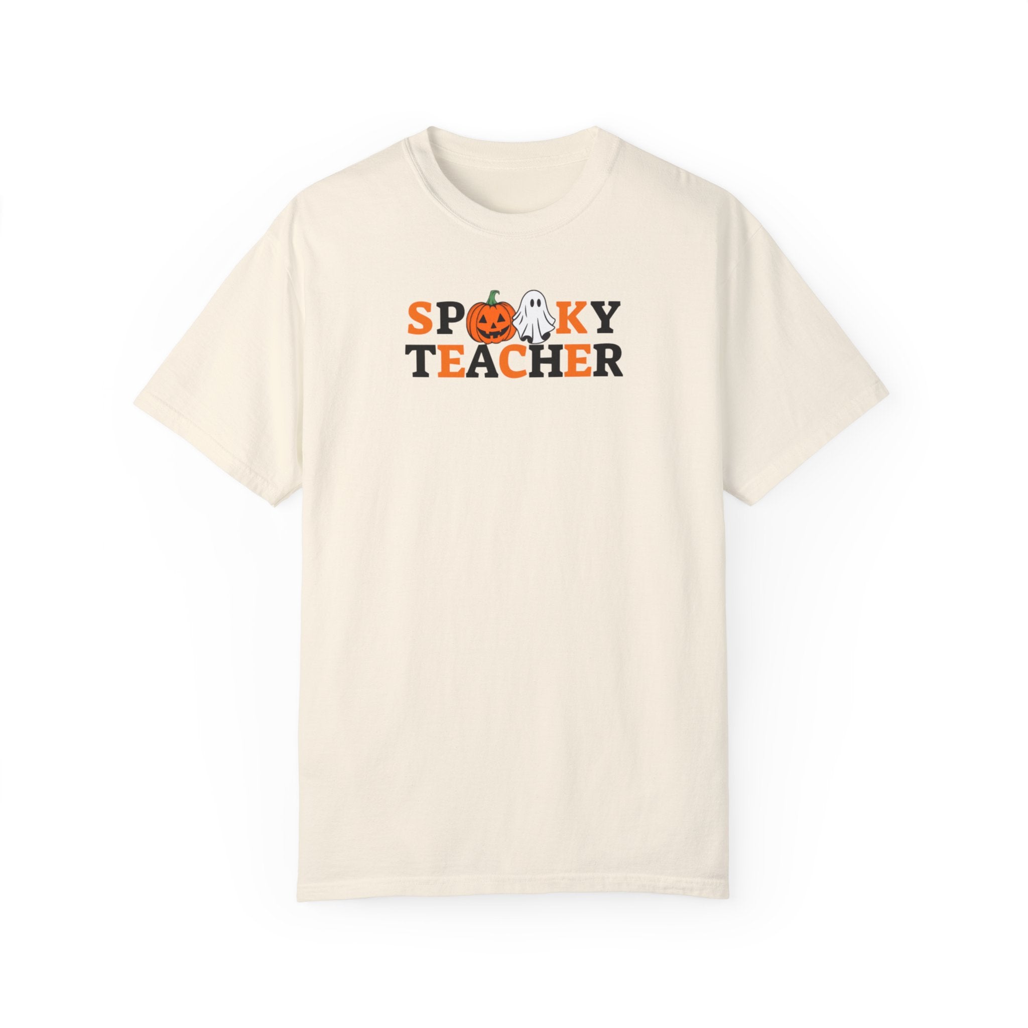 Spooky Teacher T-shirt | Unisex Garment-Dyed T-shirt