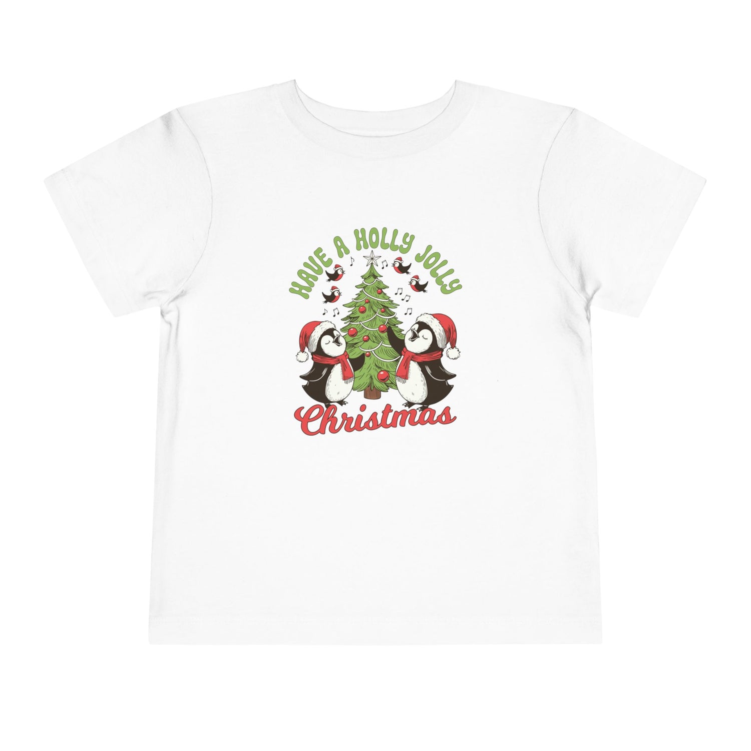 Toddler Christmas Tee - Have a Holly Jolly Christmas Design