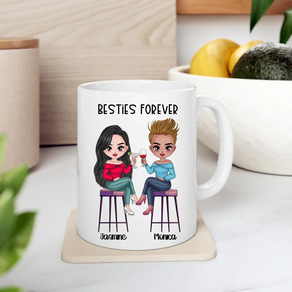 Besties Forever Mug | 11 oz Mug | 15oz Mug