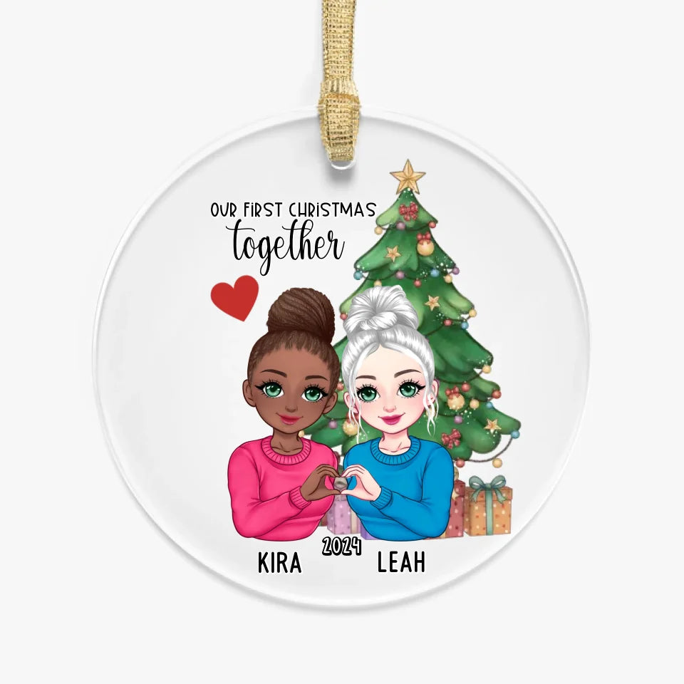 Our First Christmas Together Acrylic Ornament