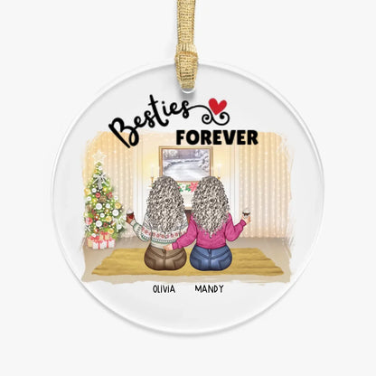 Besties Forever Acrylic Ornament