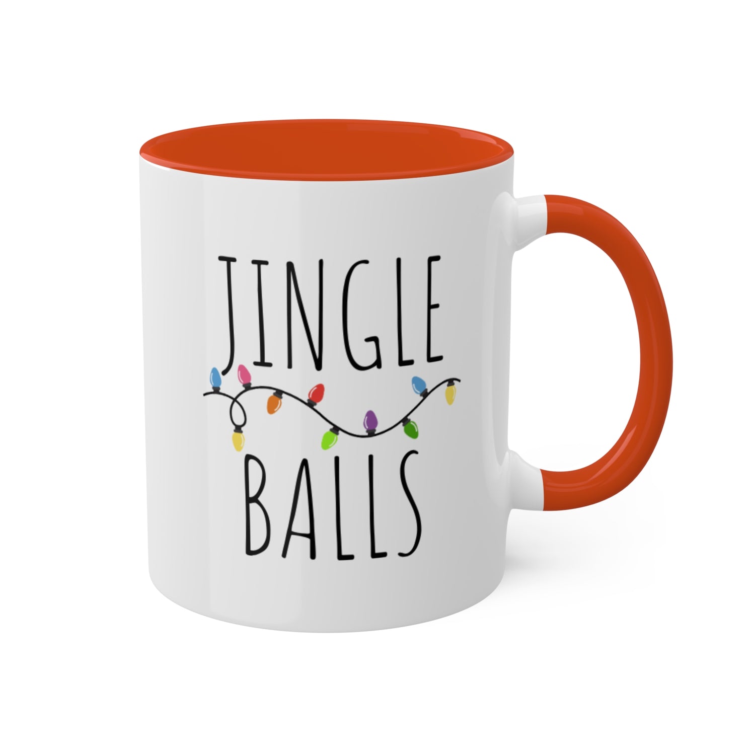 Funny Christmas Mug | Jingle Balls Colorful Mugs 11oz