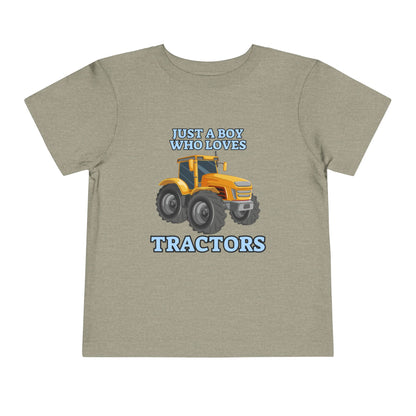 Just a Boy Who Loves Tractors T-shirt | Tractor Toddler Short Sleeve Tee