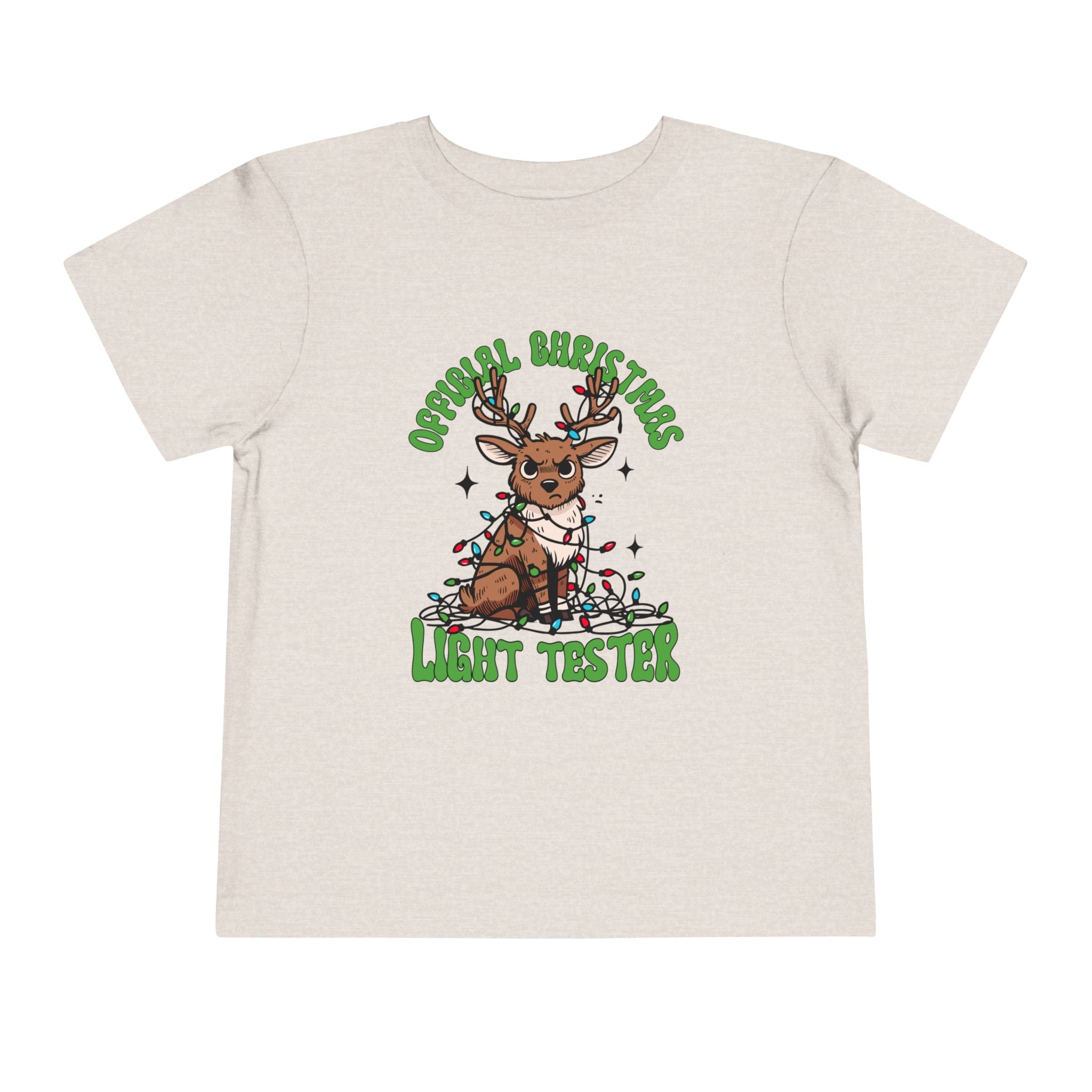 Toddler Christmas Tee - Official Light Tester Reindeer Design