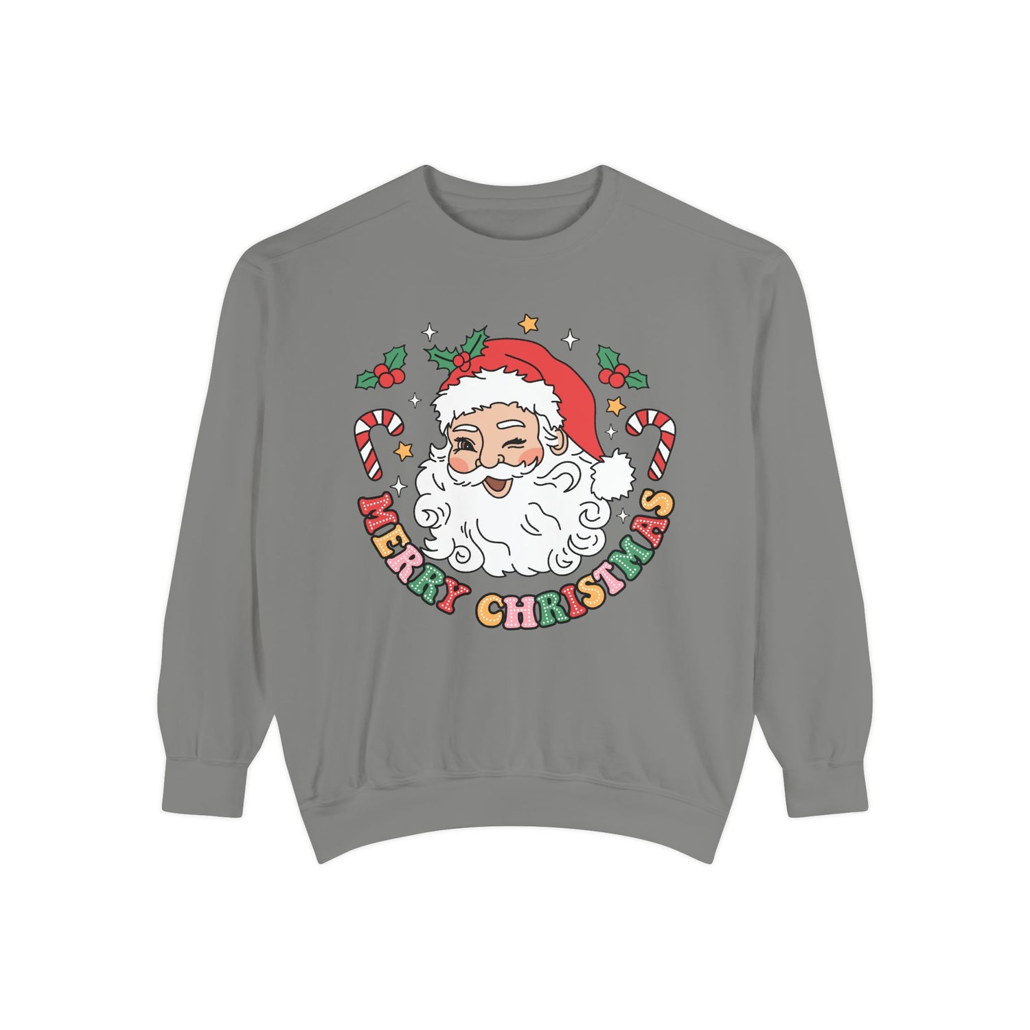 Merry Christmas Unisex Garment-Dyed Sweatshirt