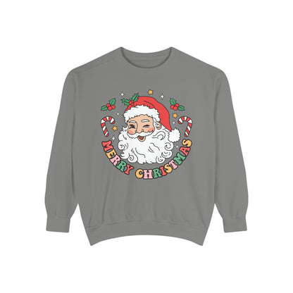 Merry Christmas Unisex Garment-Dyed Sweatshirt