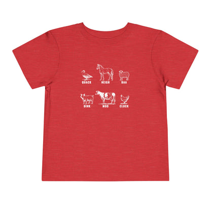 Farm Animal Tee | Farm Animals | Toddler Short Sleeve Tee