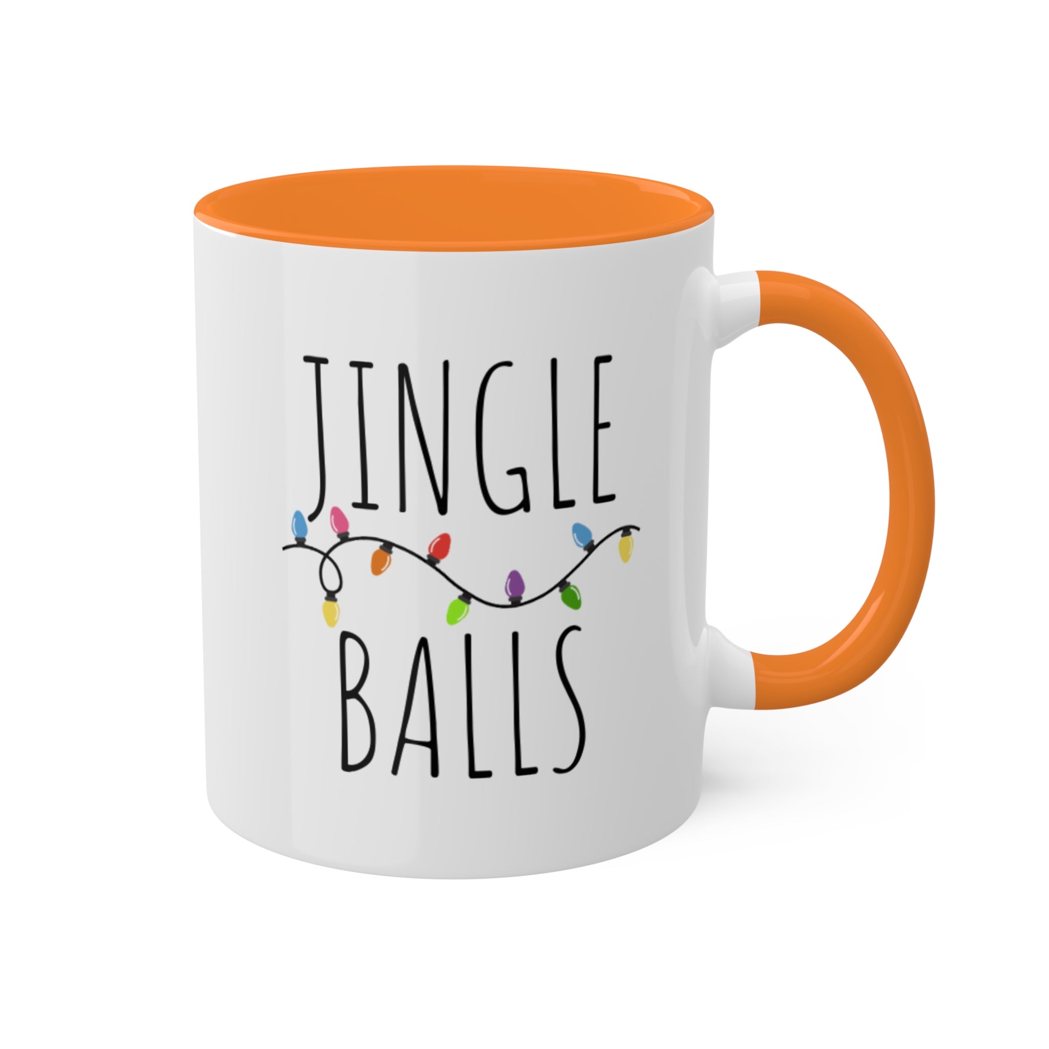 Funny Christmas Mug | Jingle Balls Colorful Mugs 11oz