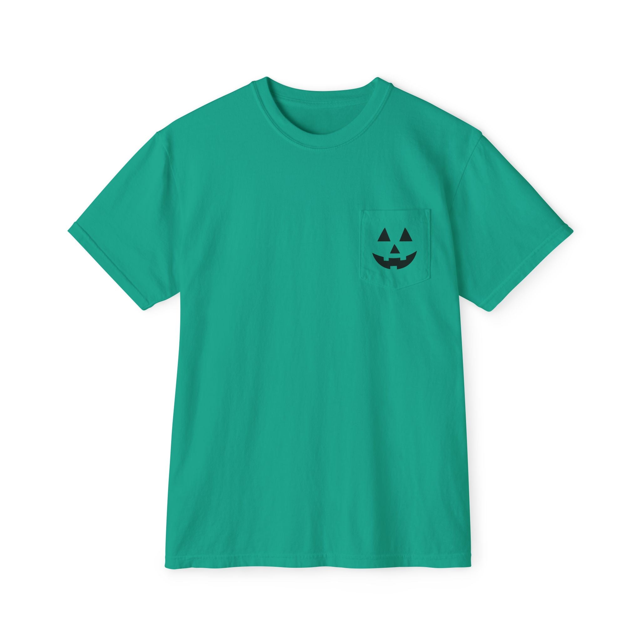 Pumpkin T-shirt | Halloween Pumpkin T-shirt | Unisex Garment-Dyed Pocket T-Shirt