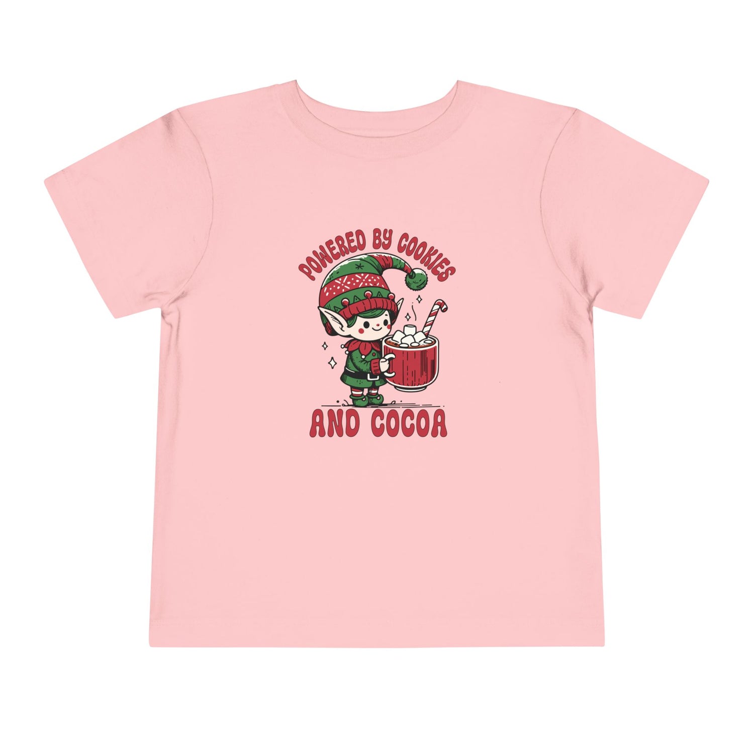 Powered by Cookies and Cocoa Toddler Short Sleeve Tee